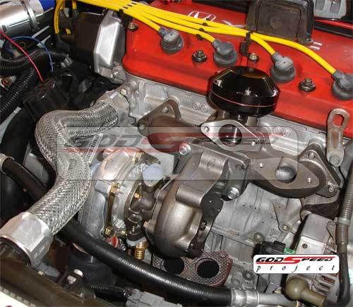 Gsp accord f22 f22a f23a 2.3l t3 .48 close port cast manifold + turbo set up kit