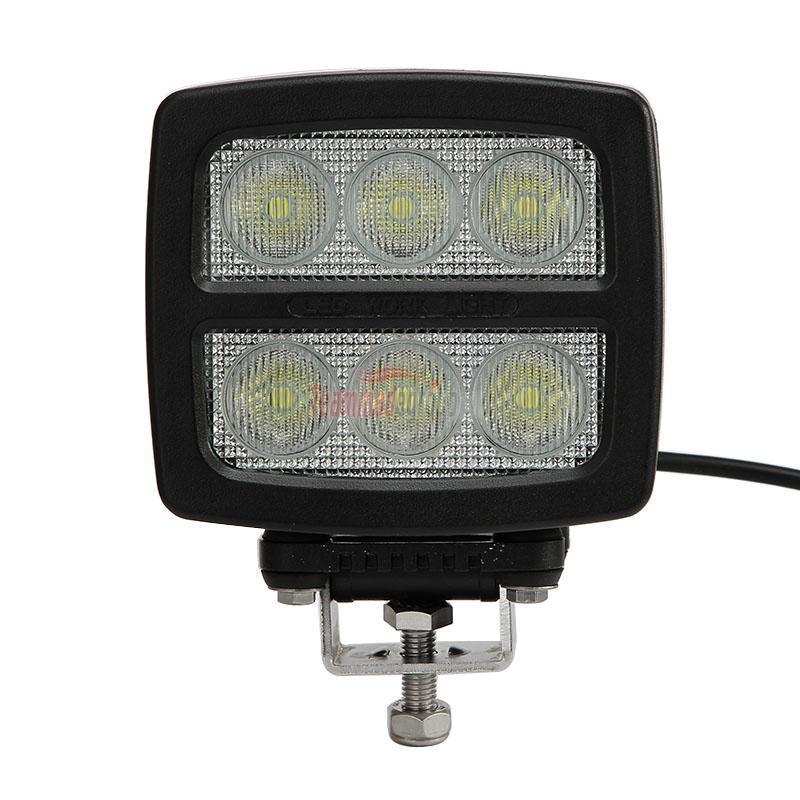 60w cree led work light flood offroads driving lamp truck boat atv suv 4wd ute