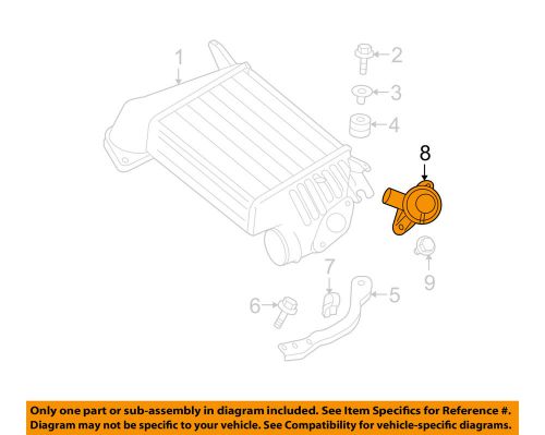 Subaru oem 05-09 legacy 2.5l-h4 intercooler-by-pass valve 14471aa130