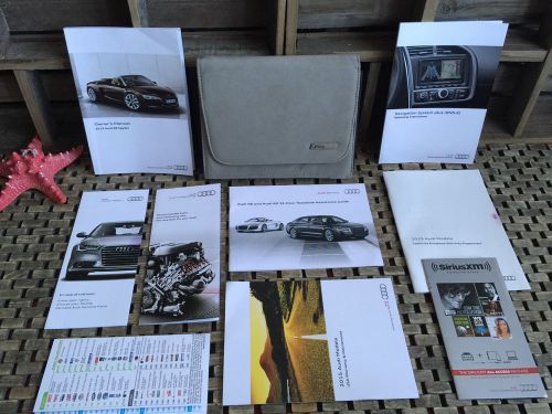 2015 audi r8 spyder owners manual + rns-e navigation manual mint ((buy oem)