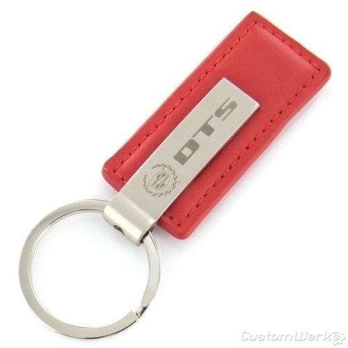 Ford f-150 red leather rectangular key chain