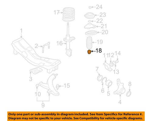 Subaru oem 05-15 legacy front suspension-strut bumper 20321aa201