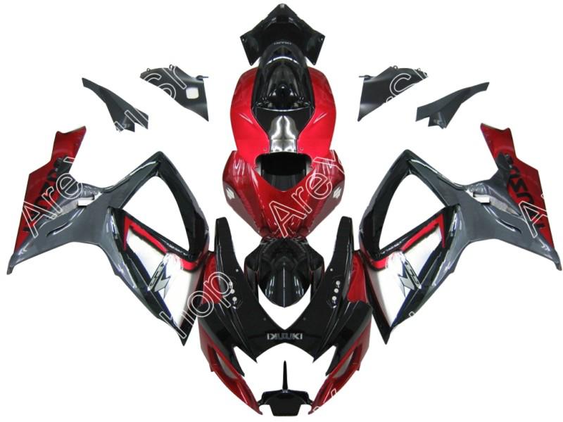 Fit for suzuki gsxr 600/750 2006-2007 bodywork fairing complete abs plastics 25#