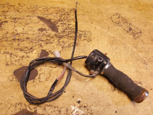 1982 yamaha xs650 xs 650 right side controls throttle