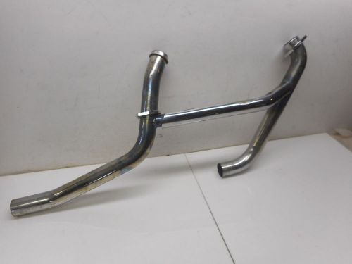 Buy Harley 84-94 EVO FXSTC FLSTC Stock Head Pipes With Cross Over in ...