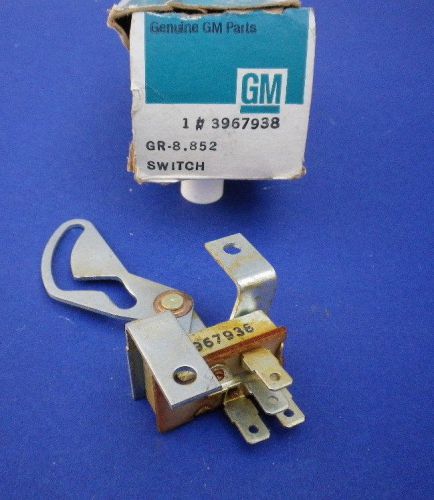 Nos gm 69 1969 70 1970 chevrolet impala caprice etc heater blower control switch