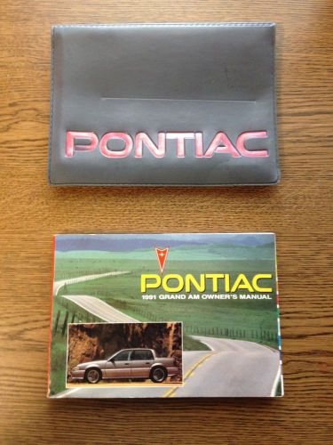 1991 pontiac grand am owners manual free shipping!