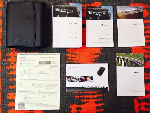 2013 lexus rx350 rx450h owners manual rx 350 + radio info inside (buy oem)