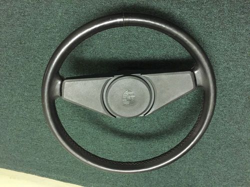 Porsche 924 steering wheel, black