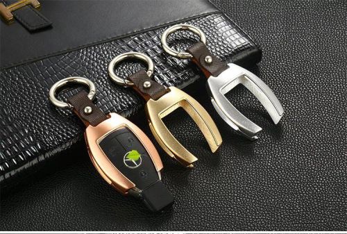 Luxury car key remote aluminum metal hard cover case fit for mercedes-benz key