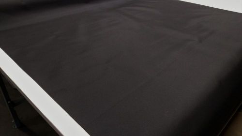 Black outdoor marine canvas duck awning boat fabric polyester 60&#034;wide dwr