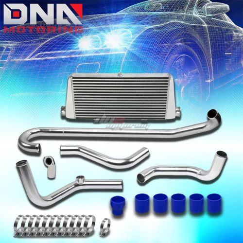 For 90-94 eclipse dsm 1g turbo-charged 4g63t bolt-on aluminum intercooler+piping