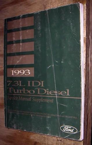 1993 94 ford 7.3l idi turbo diesel engine manual international navistar