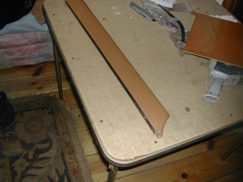 Alfa romeo 71 on spider  left upper door trim panel in tan nos oe,