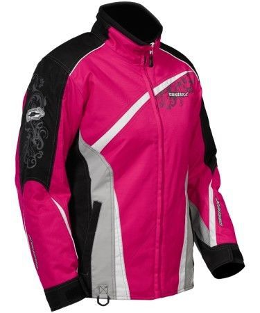 Castle x racewear charm g2 womens snowmobile jacket magenta pink