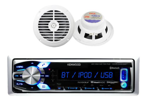 New marine/car kenwood bluetooth usb/aux media receiver + 2 x 6.5&#034; 120w speakers