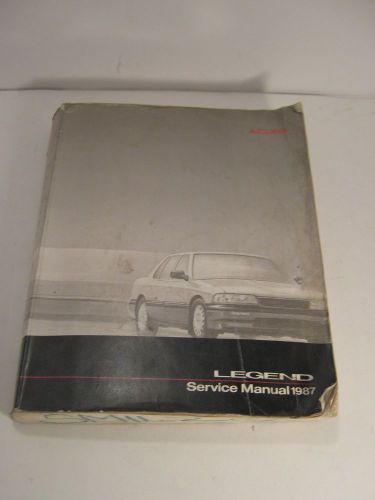 1987 oem aqura legend factory service manual part # 61sd401