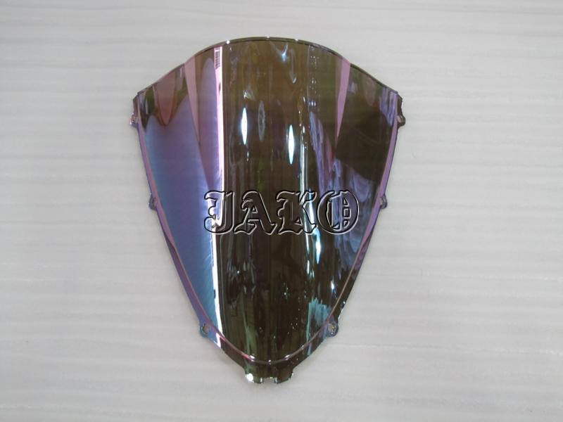 Windshield light iridium screen racing windscreen for kawasaki zx-14r 2006-2009