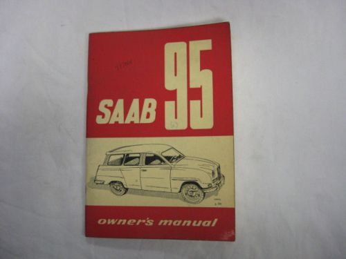 Saab 95(b) owner&#039;s manual