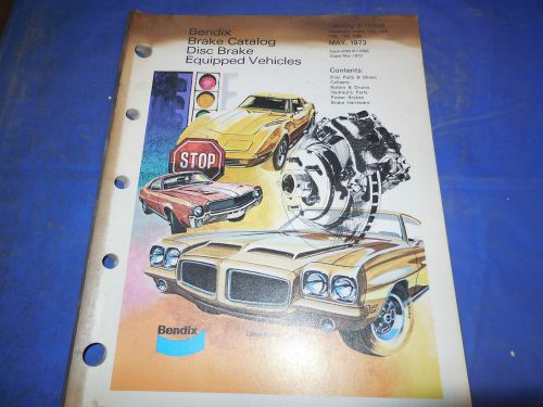 1960&#039;s-1973 bendix brakes original 156 page parts catalog!!