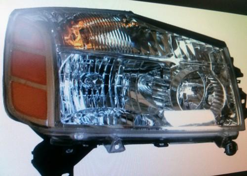 Headlight headlamp passenger side right rh for 04-07 armada titan pickup truck