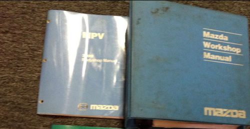 2000 mazda mpv van service repair shop workshop manual set factory oem book