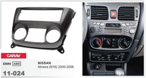 Carav 11-024 1din car radio dash kit panel for nissan almera (n16) 2000-2006