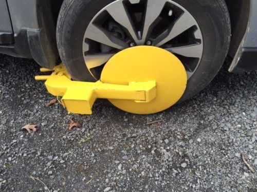 Lockable car boot, heavy duty originally made for chicago parking enforcement