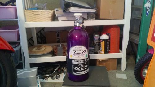 Zex 10lb purple nitrous oxide bottle with zex bottle heater