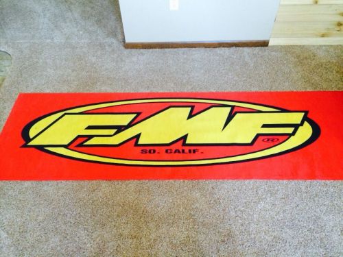 Vintage fmf racing track banner