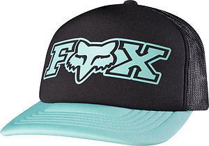 Fox racing vapors womens trucker hat black/blue os