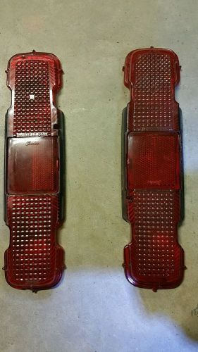 Rear tail light lenses for 1970 thru 1972 monte carlo