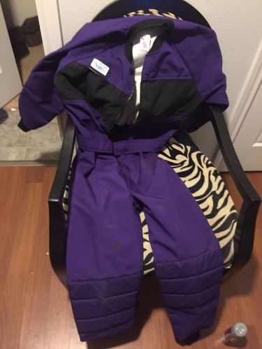 New azusa fire resistant race suit purple adult small 5&#039;8&#034; and under never warn