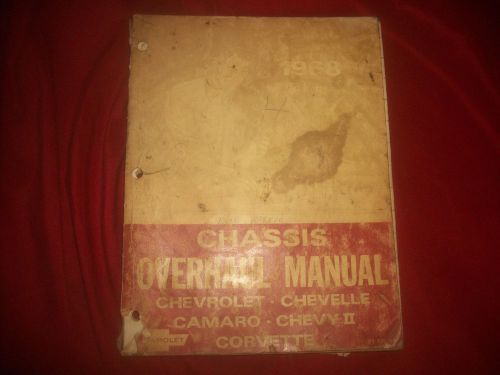 H 1968 chevrolet shop manual / 68 chevy manual  / chassis service manual