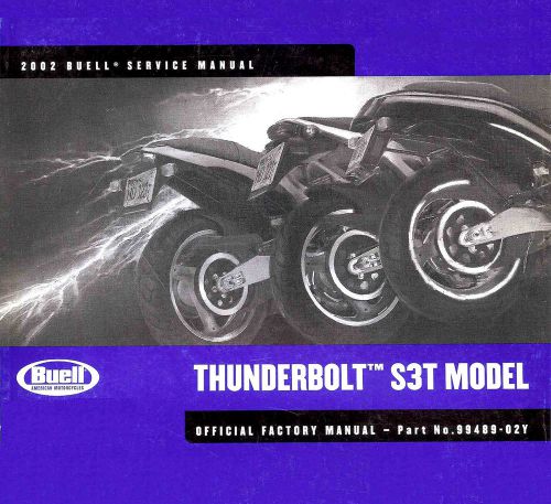 2002 buell thunderbolt s3t motorcycle service manual -thunderbolt s3t-buell