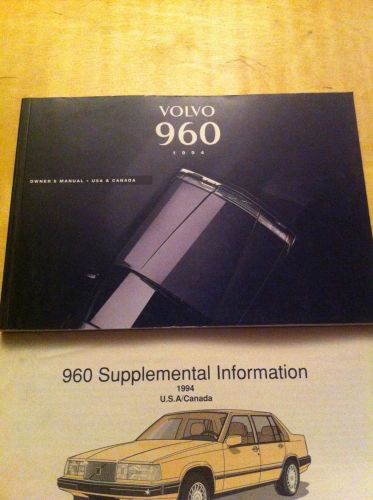 Buy 1994 Volvo 960 Owners Manual in Maple Ridge, Canada, for US $18.00