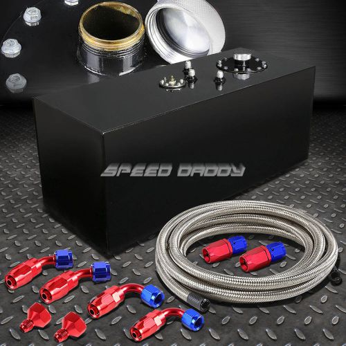 19 gallon top-feed coated fuel cell gas tank+cap+level sender+nylon line kit