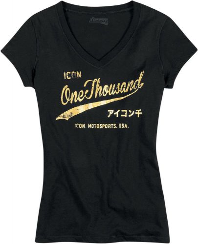 Icon - 1000 3031-1909 tee wm gold times blk xl