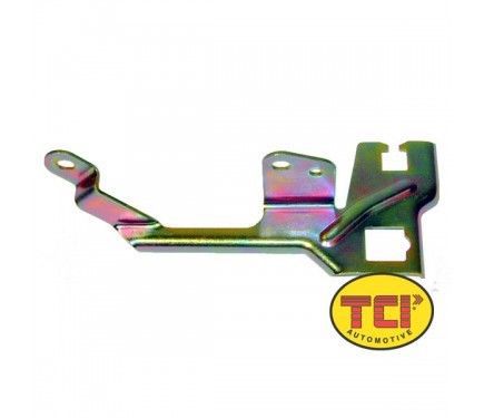 Tci throttle valve cable bracket edelbrock/quadrajet to 700r4/200r4 p/n 376700