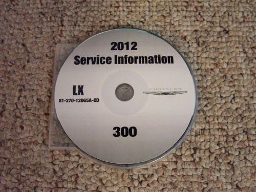 2012 chrysler 300 shop service repair manual cd srt8 limited luxury c s v6 v8