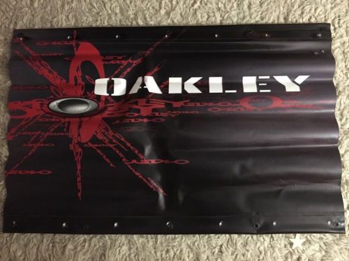 Oakley goggles eyewear sunglasses official vinyl banner 2ft x 3ft  double sided