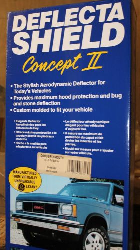 Deflecta-shield concept ii smoke  21-2026zc (81-93) dodge/plymouth full size van