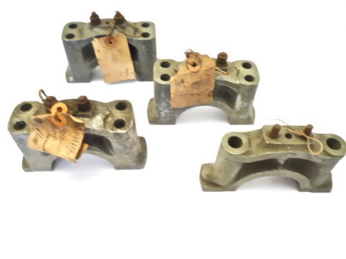 Lancia aprilia crankshaft supports nos new 3 x rear + 1 x center