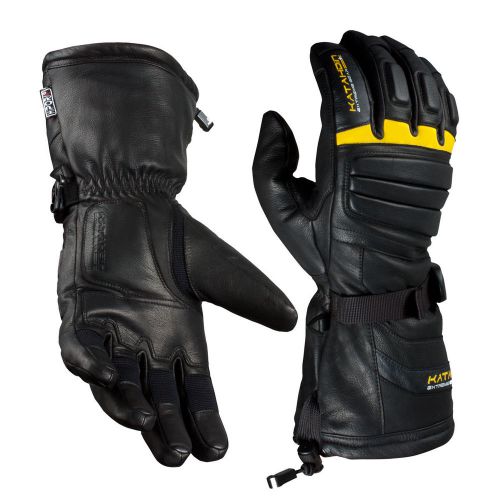 Katahdin apex leather winter gloves yellow 3xl