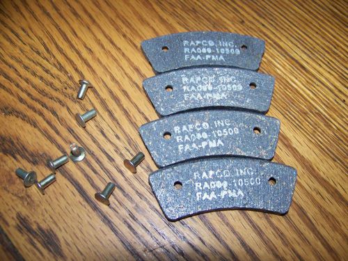 Aircraft brake replacement pads lot of 4