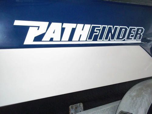 Pathfinder boat decals - fits many models 4&#034; x 33&#034; ( set of 2 decals)