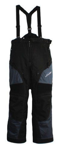 Katahdin gear hole shot pant men&#039;s tall - black &amp; grey large 7410584