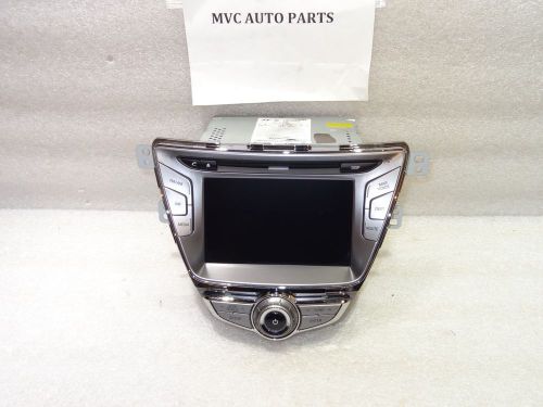 2010 2011 2012 hyundai elantra navigation am/fm/cd/satellite bluetooth unit oem