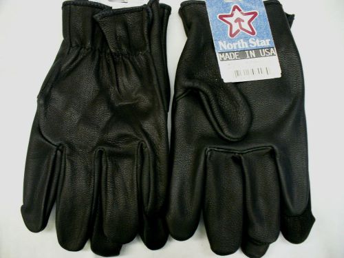 #700 xl black goatskin leather motorcycle or work gloves made in america usa