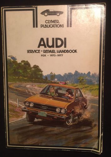 Audi fox clymer service/repair handbook